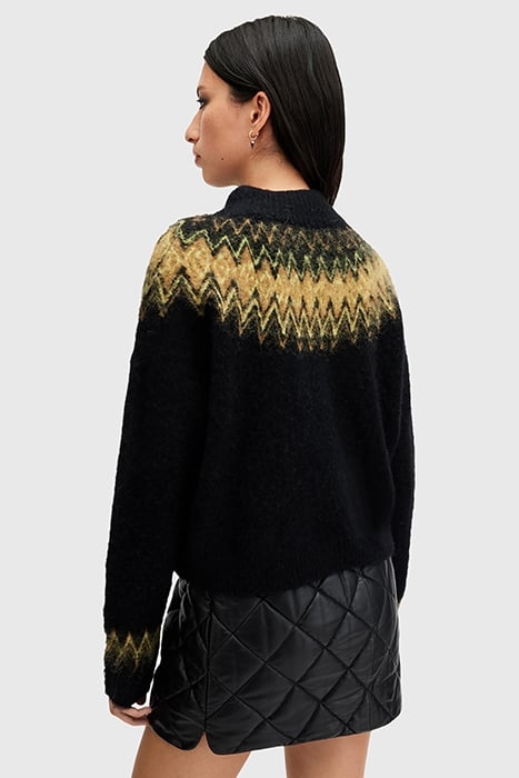 CLYDE FUNNEL NECK BLACK 2