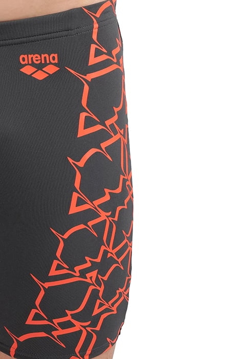 MEN'S SWIM MID JAMMER GRAPHIC ASPHALT 4