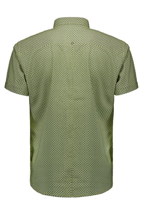 SHIRT SHORT SLEEVE ALLOVER PRINTED LIME 5