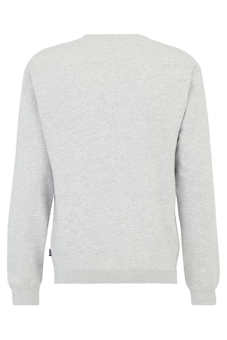 BOLLWILLER CREW SWEAT LIGHT GREY MELANGE 5