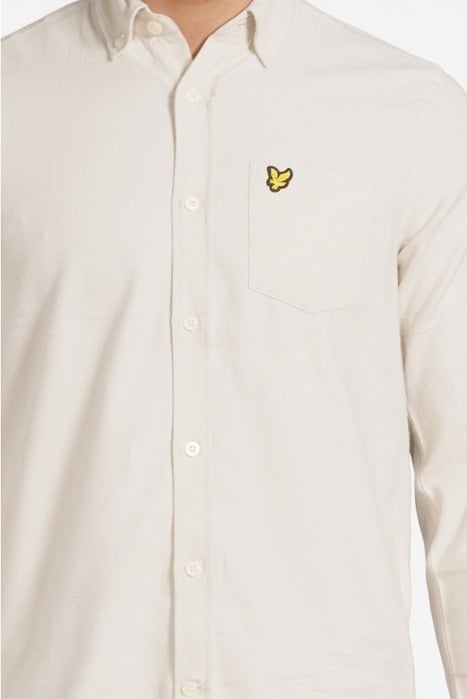 PLAIN FLANNEL SHIRT LIGHT MIST 4