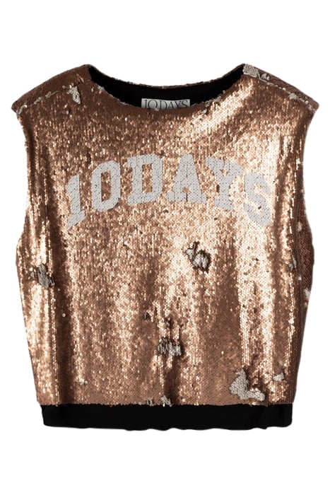 PADDED TOP SEQUINS ROSE GOLD 3