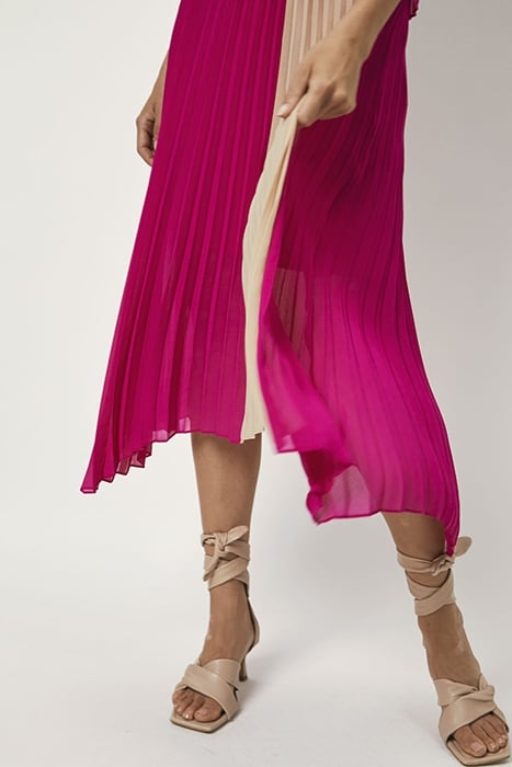 FARAWAY COLOURBLOCK SKIRT HIBISCUS PINK 4