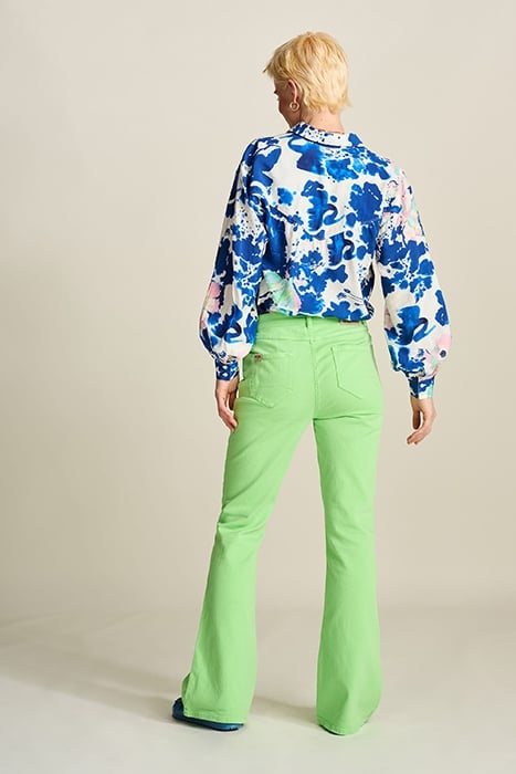 JEANS - KATE FLARE SUMMER GREEN 2