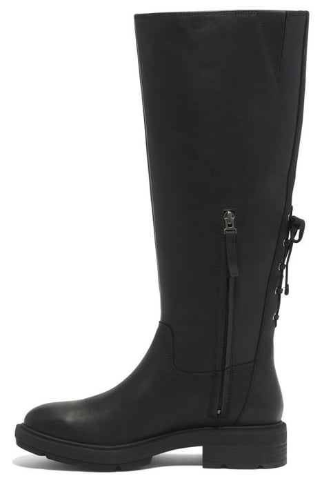 BRIMFIELD TALL ZIP UP BOOT BLACK FULL GRAIN 6