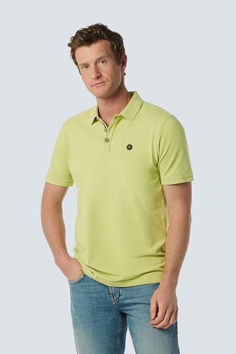 POLO PIQUE GARMENT DYED LIME 1