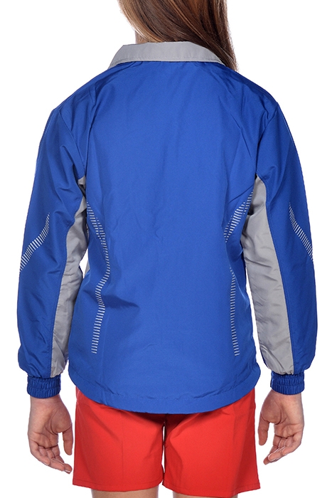 JR TL WARM UP JACKET ROYAL-GREY 2