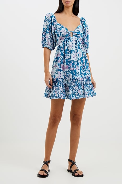 DREANNA COTTON MINI DRESS BLUE 1