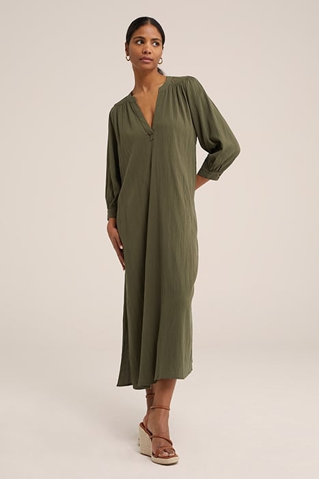 DRESS MID LENGTH ARMY GREEN 4
