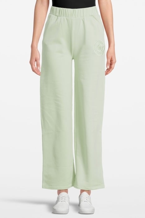 KL LOUNGE WIDE LEG SWEATPANTS DUSTY GREEN 1