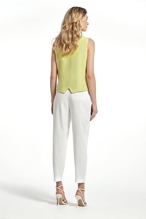 STRETCH COTTON GEJON TROUSERS WHITE 4