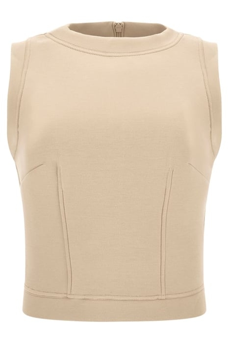 SL IDA SCUBA TOP FOAMY TAUPE 4