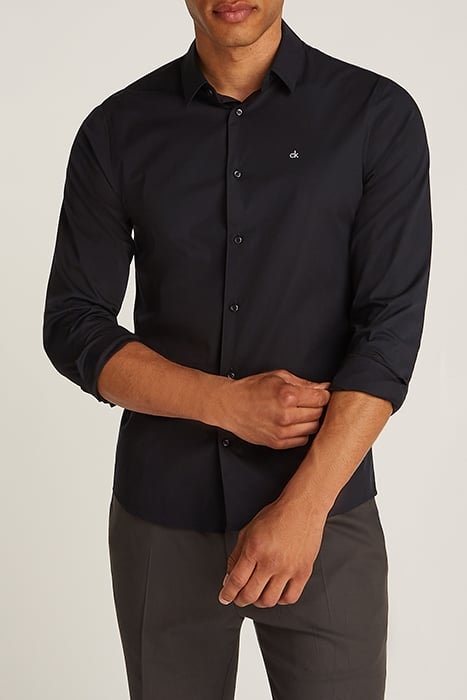 POPLIN STRETCH SLIM CK BLACK 1