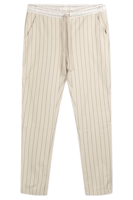 CROPPED JOGGER PINSTRIPE LIGHT SAFARI 4