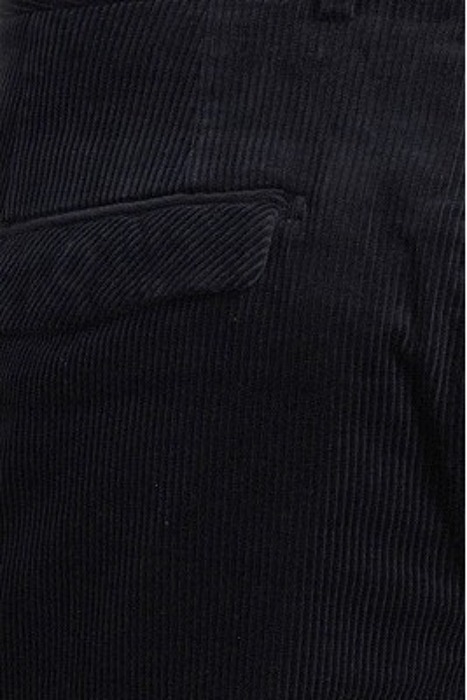 BLAKE - PLEATED CORDUROY PANT WITH FIXED TURN-UP NIGHT 5