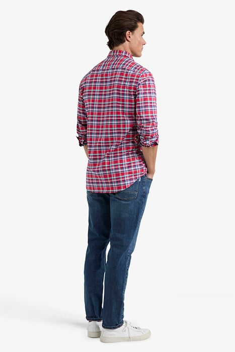 SUMMER CHECK SHIRT RED 3