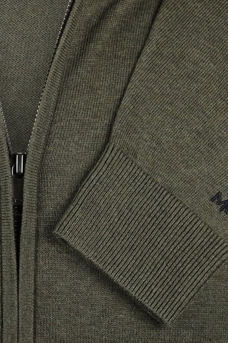 ZIP THRU CARDIGAN OLIVE 7