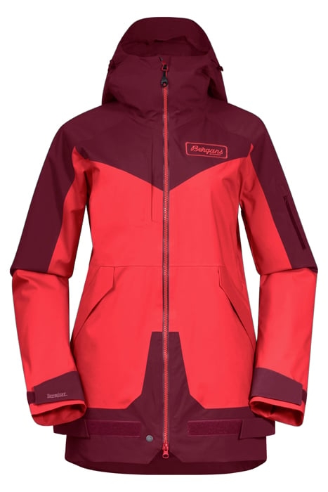 MYRKDALEN V2 INSULATED W JKT LT LIGHT DAHLIA RED / BEET RED 1