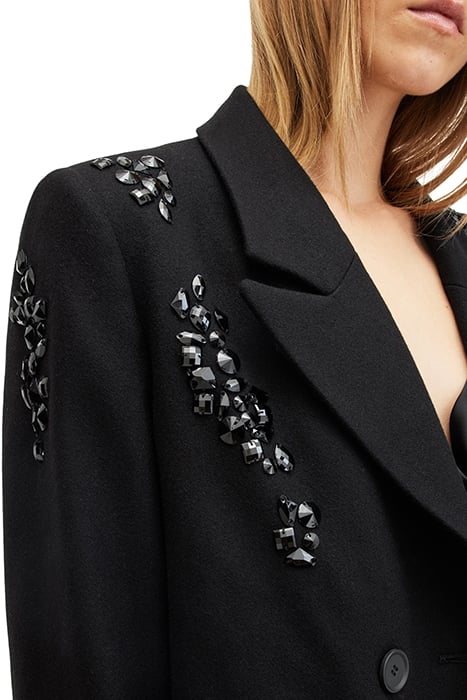 ELLEN EMBELLISH COAT BLACK 8