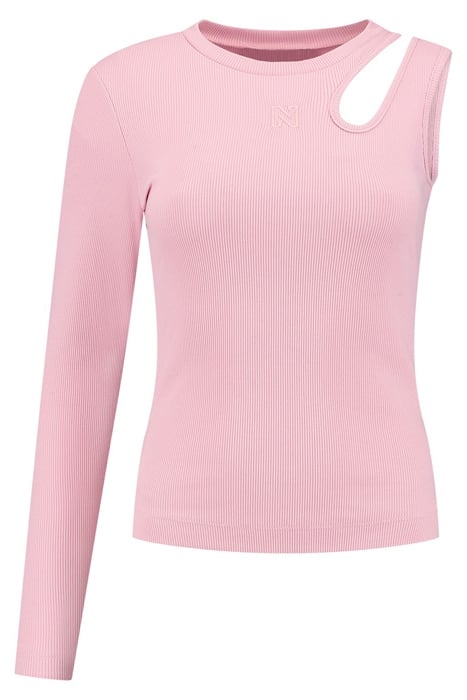 BARIKA RIB CUT OUT TOP BLOSSOM 1