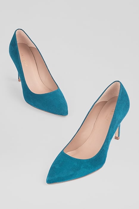 FLORET SINGLE COURT HEEL TEAL 3