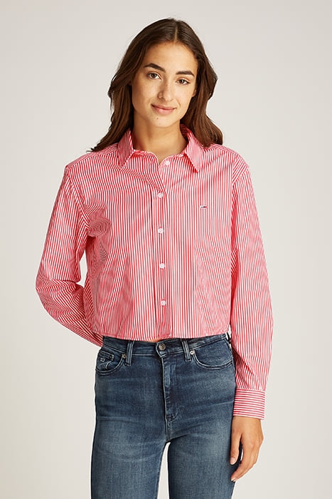 TJW CRP RELAXED FIT SHIRT RED/WHITE STRIPE 1