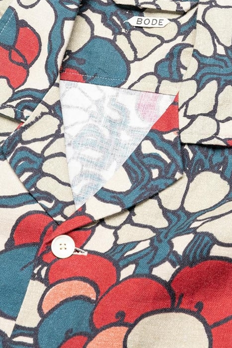 BODE – GARDEN LATTICE LONG-SLEEVE SHIRT ECRU/MULTI 5