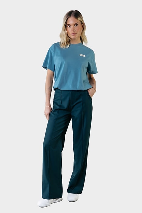 RUS UNI PINTUCK STRAIGHT PANTS PINE GREEN 1