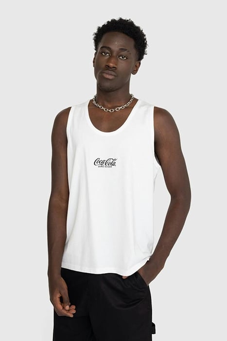 HIGHSNOBIETY X COCA-COLA ZERO SUGAR – TANK TOP WHITE 1