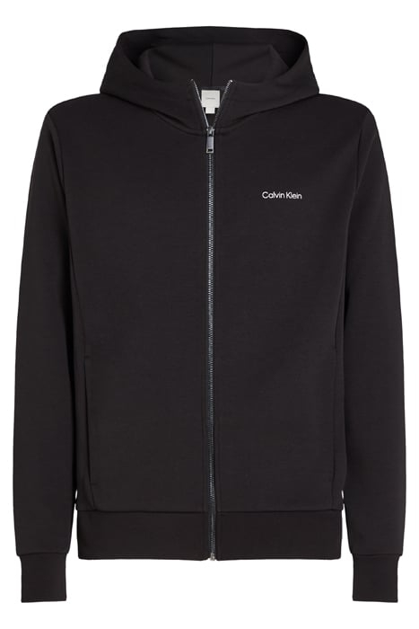 MICRO LOGO REPREVE HOODIE JACKET CK BLACK 4