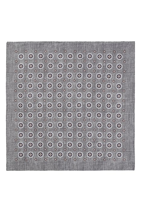 GREY DOUBLE-SIDED POCKET SQUARE 3