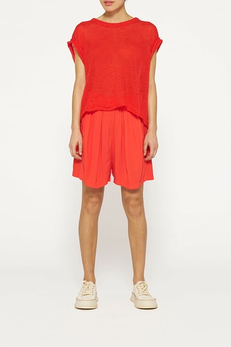 TEE THIN KNIT POPPY RED 2