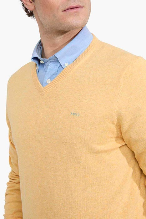 V-NECK SWEATER LEMON YELLOW 6
