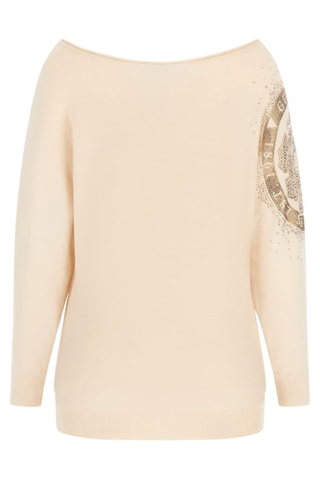 LESLIE LOGO BAT SLEE VANILLA BLUSH 2