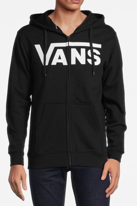 MN VANS CLASSIC ZIP HOODIE II BLACK/WHITE 1