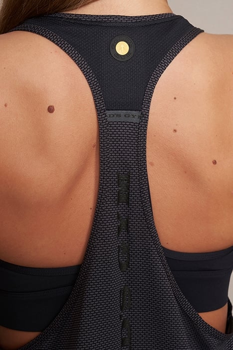 MARY LOU - WOMEN'S LOOSE-FIT TANK TOP BLACK 5