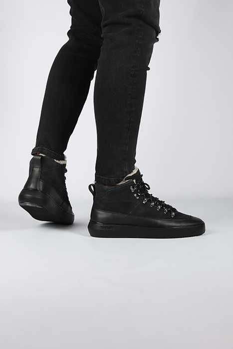 ASPEN BEAR - AG124 BLACK - LACE-UPS BLACK 5