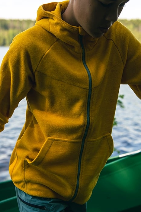 HAREID YOUTH JACKET LIGHT GOLDEN YELLOW 3