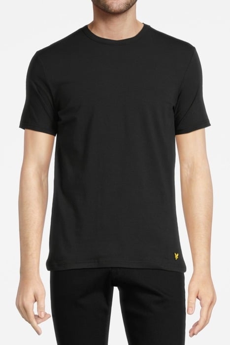 STRIPED 3 PACK T-SHIRT SAGE UNIFORM STRIPE/ WHITE/ JET BLACK 4