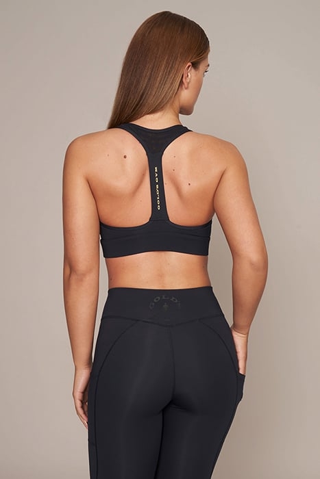 NADIA - WOMEN'S LOW SUPPORT BRA BLACK 2