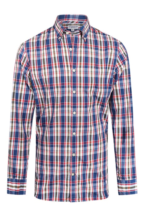 SUMMER CHECK SHIRT VINTAGE BLUE 1