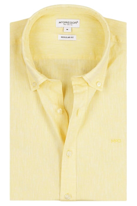 COTTON LINEN SHIRT LEMON YELLOW 6