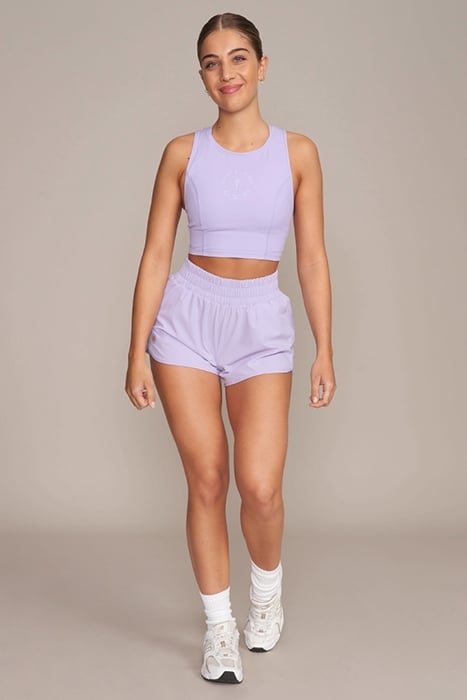 LAURA - WOMEN'S CROPPED SLEEVELESS TOP LAVENDER 2