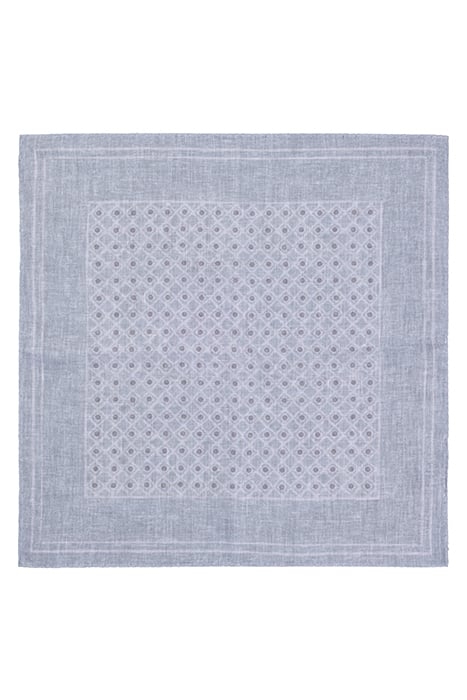 LIGHT GREY GRAPHIC POCKET SQUARE 2