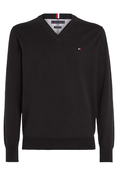 1985 RELAXED FIT V NECK SWEATER BLACK 3