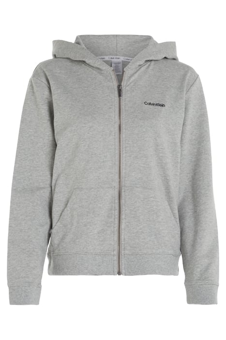 FULL ZIP HOODIE GREY HEATHER 3