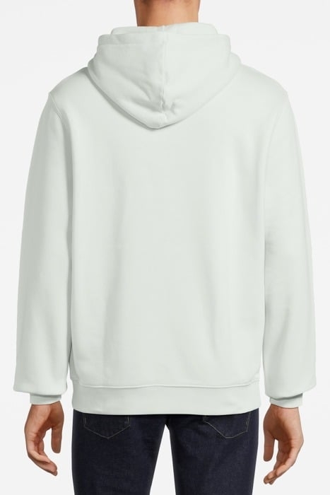 EMBROIDERED HOODIE LOWLAND BLUE/ WHITE 2