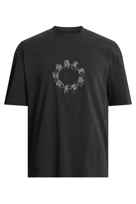 CRYPTIERRA SS CREW WASHED BLACK 4