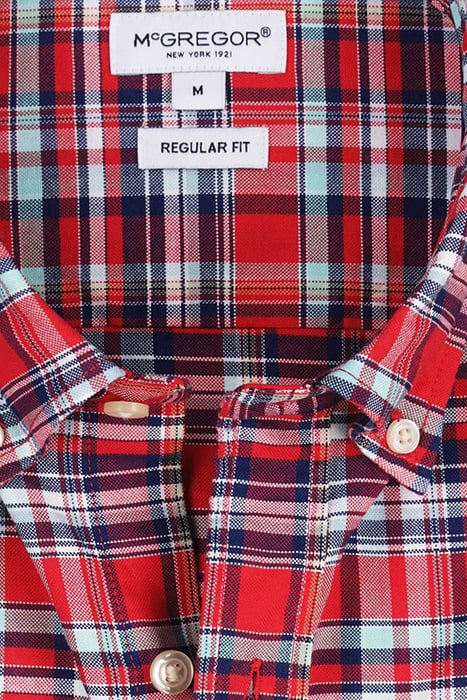 SUMMER CHECK SHIRT RED 8