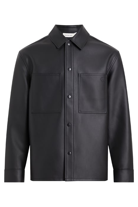 FAUX LEATHER SHIRT CK BLACK 4
